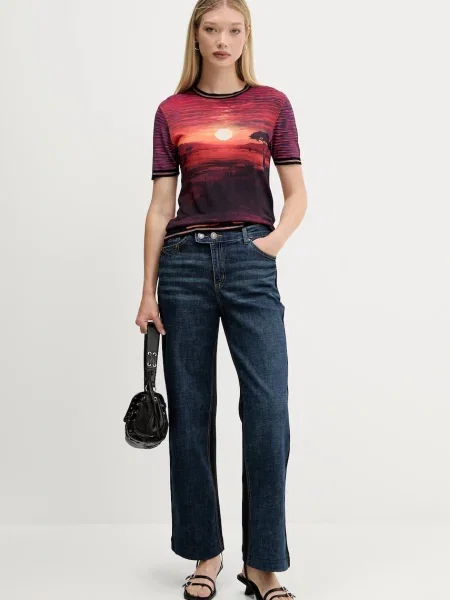 Футболка Desigual оранжевая