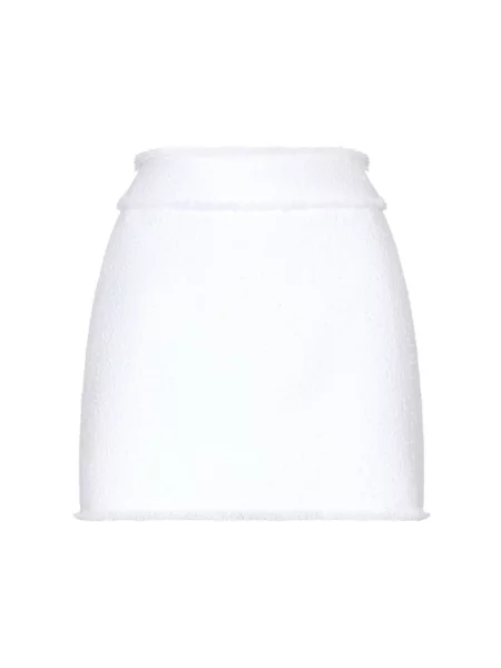 Mała mały spódnica mini Dolce And Gabbana biała