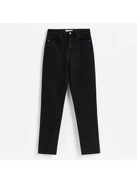 Reserved LADIES` JEANS TROUSERS černý