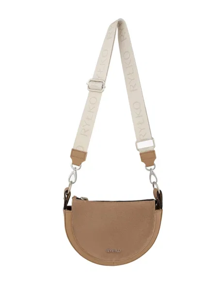 RYŁKO Taška cez rameno hnedá