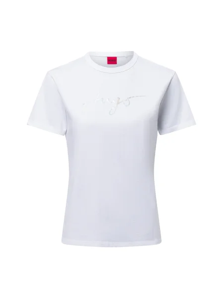HUGO Tricou | alb