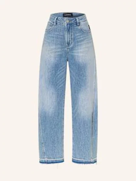 Elias Rumelis Jeansy Wide Leg Noralie blau niebieskie