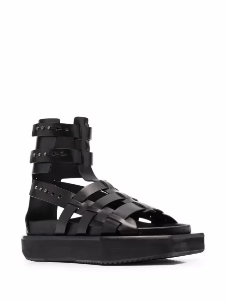 Sandale Rick Owens cu platformă negru