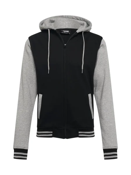 Urban Classics Hanorac gri amestecat negru
