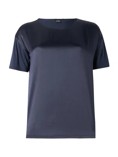 BOSS Black Tricou Esandy bleumarin negru