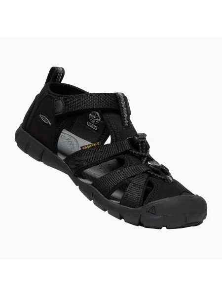 KEEN Seacamp II CNX юношески сандали черно/сиво черно