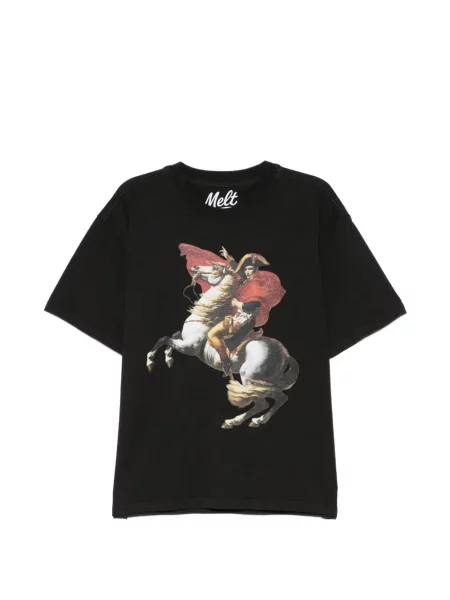 Tricou Melt cu imagine negru