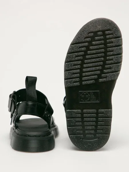 Kožené sandály Dr. Martens Gryphon černé
