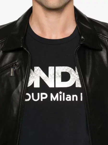 Tricou Dondup cu imagine negru