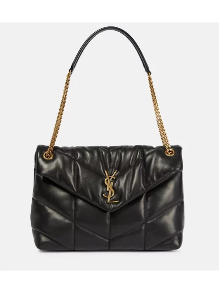 Geanta de piele Saint Laurent din piele negru