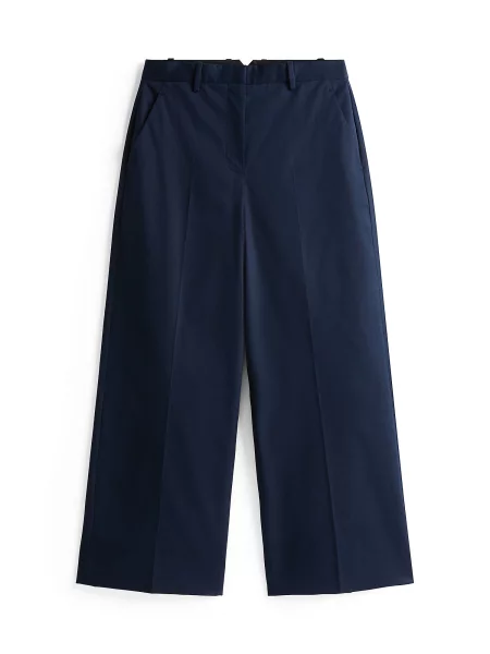 Tommy Hilfiger Pantaloni din Bleumarin Wide Leg