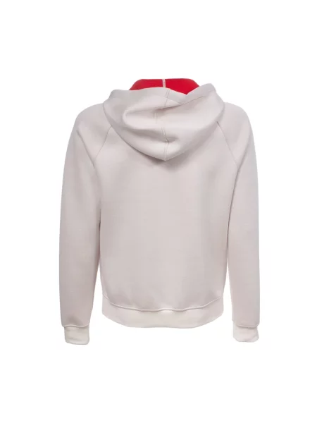 Bluza z kapturem Kiton z kapturem biała