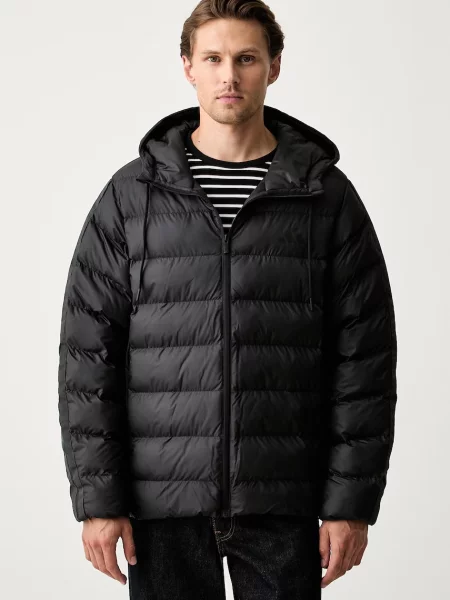 Adidas geacă petrecută pentru bărbați Essentials negru