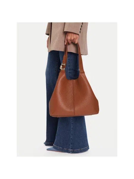 Τσάντα Coccinelle Hand Grained L E1 SHA 11 02 01 καφέ