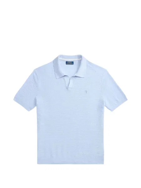 Tricou polo Polo Ralph Lauren tricotate albastru