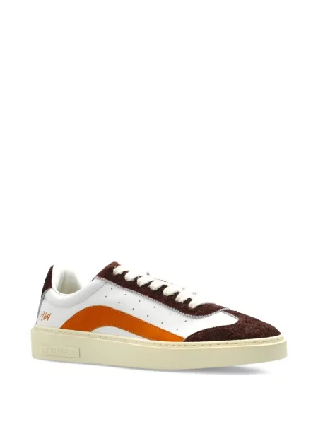 Sneakerși Dsquared2 din piele alb