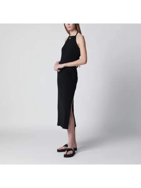 Długa sukienka maxi Courreges czarna