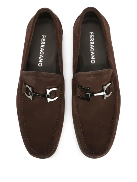 Pantofi Ferragamo slip-on maro