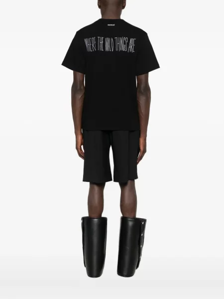 Tricou Sacai cu imagine negru