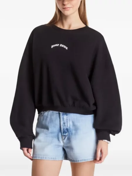 Hanorac Palm Angels cu autograf negru