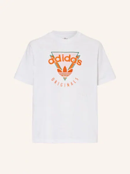 Adidas Originals Tričko bílá/ oranžová bílé