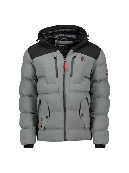 Turystyczna parka GEOGRAPHICAL NORWAY CACHOT GREY DB czarna