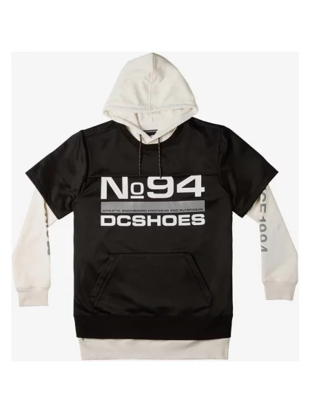 Bluza z kapturem DC Shoes Dryden czarny S biały