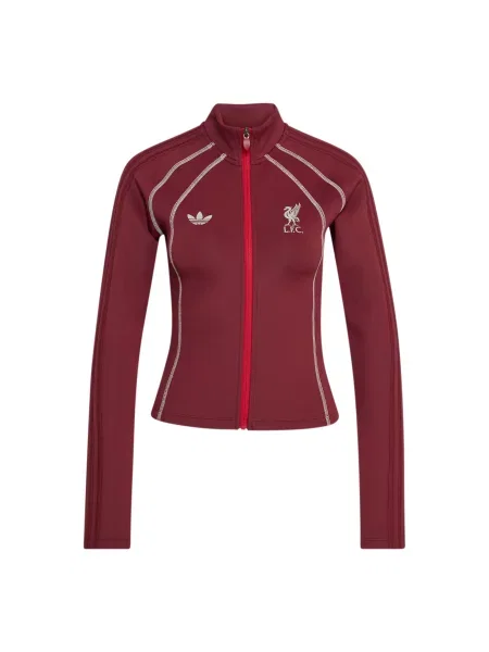 ADIDAS PERFORMANCE Jachetă de trening LFC SPACER roșu burgundy / murdar alb