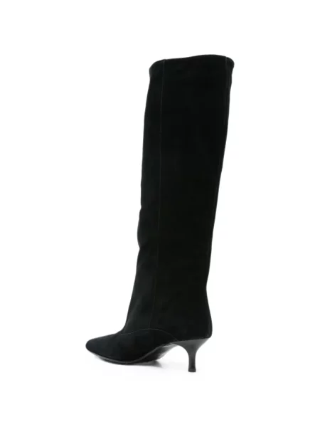Botine Gisel B din piele de căprioară negru