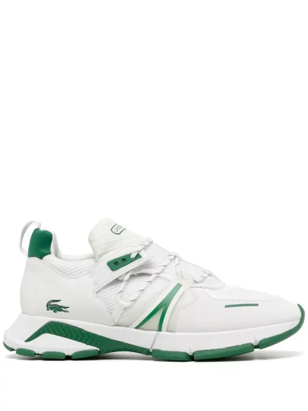 Sneakerși Lacoste cu autograf alb