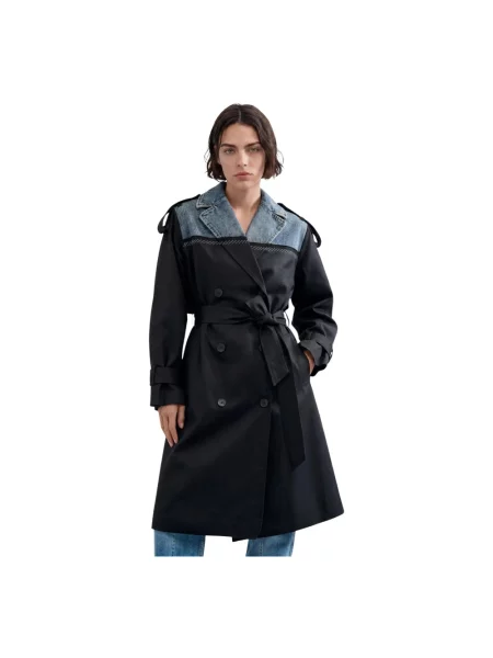 Trencz Desigual czarny