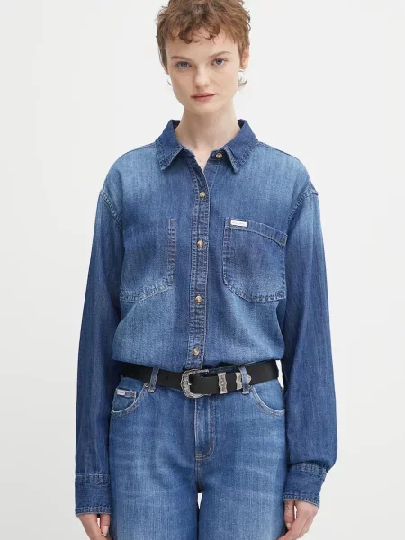 Guess Jeans cămașă jeans