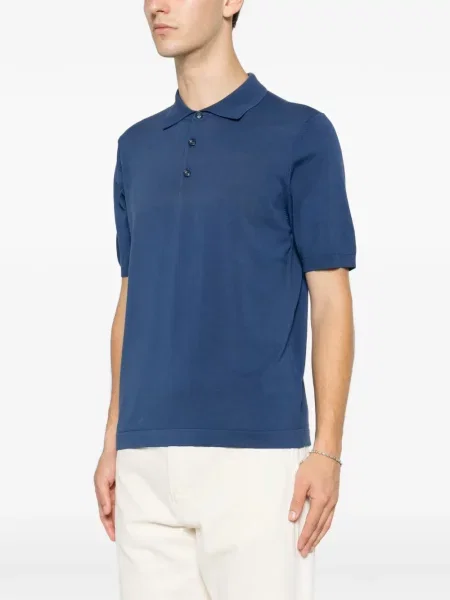 Scurt tricou polo Jeordie's albastru