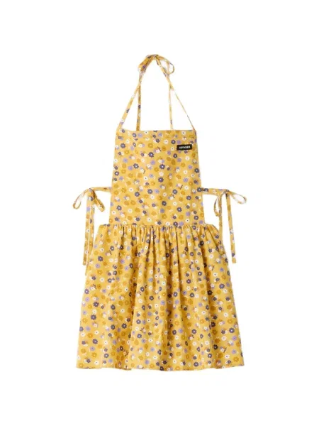 Rochie Miu Miu din poplin galben