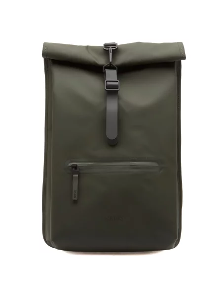 Plecak miejski Rains Rucksack Rolltop W3 17 l green zielony