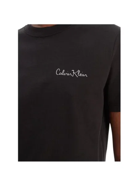 Klasična majica Calvin Klein Jeans crna