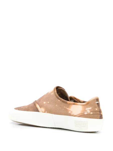 Sneakerși Maison Margiela cu imagine maro