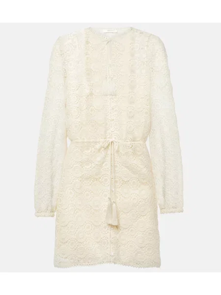 Rochie Frame din dantelă bej