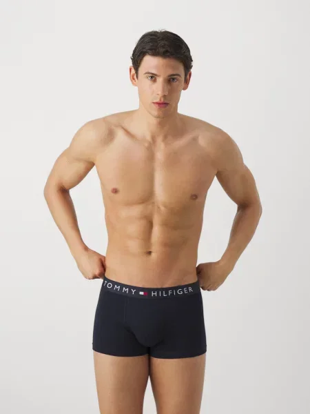 Boxerky Tommy Hilfiger Trunk 3 páry desert sky/grey htr/des sky čierna