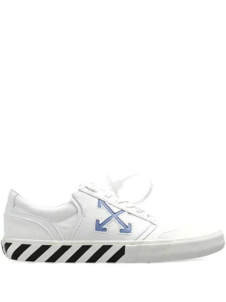 Sneakerși Off-white cu dungi alb