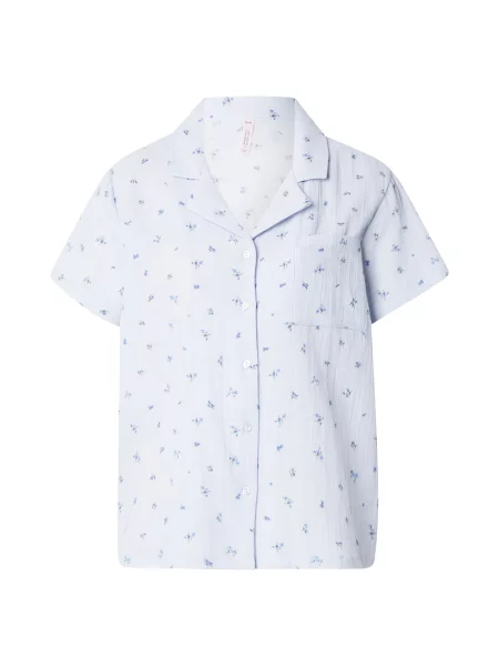 Hunkemöller Bluză de noapte regal / deschis / oliv albastru