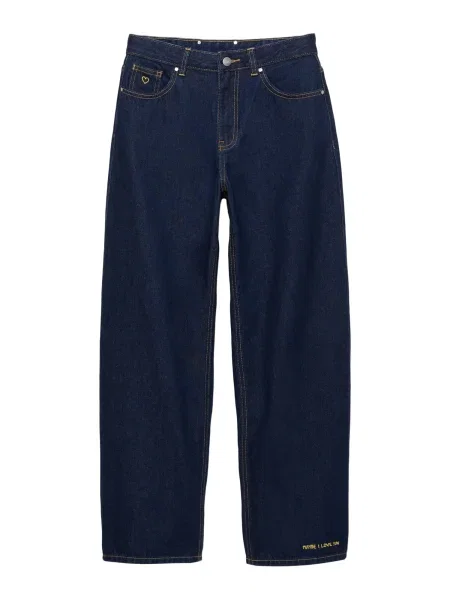 Pull&Bear Jeans PACIFIC LOVE închis / auriu albastru