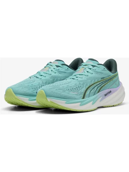 Buty do biegania Puma x HYROX Velocity NITRO 5 zielony wodny limonkowy liliowy 40 biały