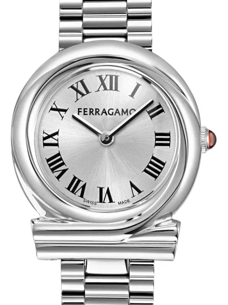 Ceas Ferragamo argintiu