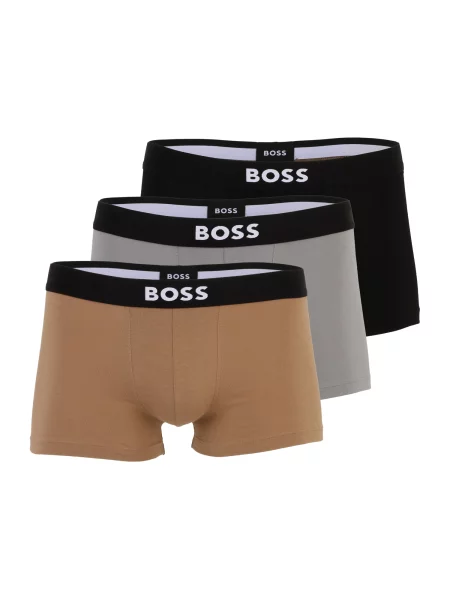 BOSS Boxeri David Beckham maro deschis / gri / negru alb