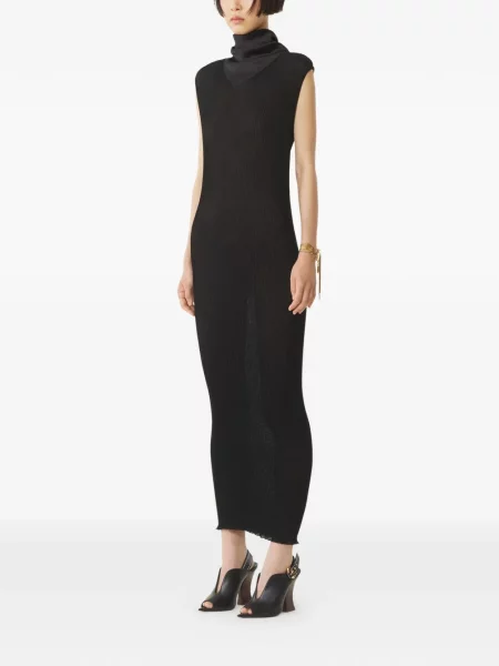 Rochie midi Lanvin până la genunchi de costum negru