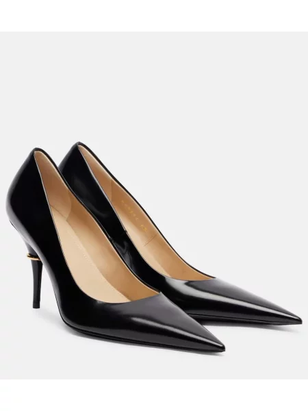 Pantofi cu toc Balenciaga din piele negru