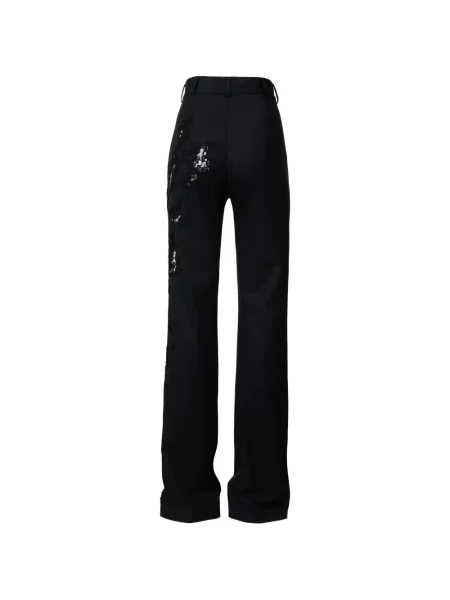 Pantaloni Almaz din dantelă negru