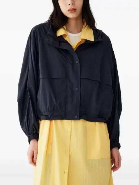 Geacă Studio Tomboy cu glugă albastru