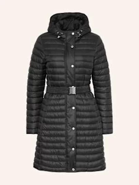 Barbour International Płaszcz Pikowany Jada schwarz czarny